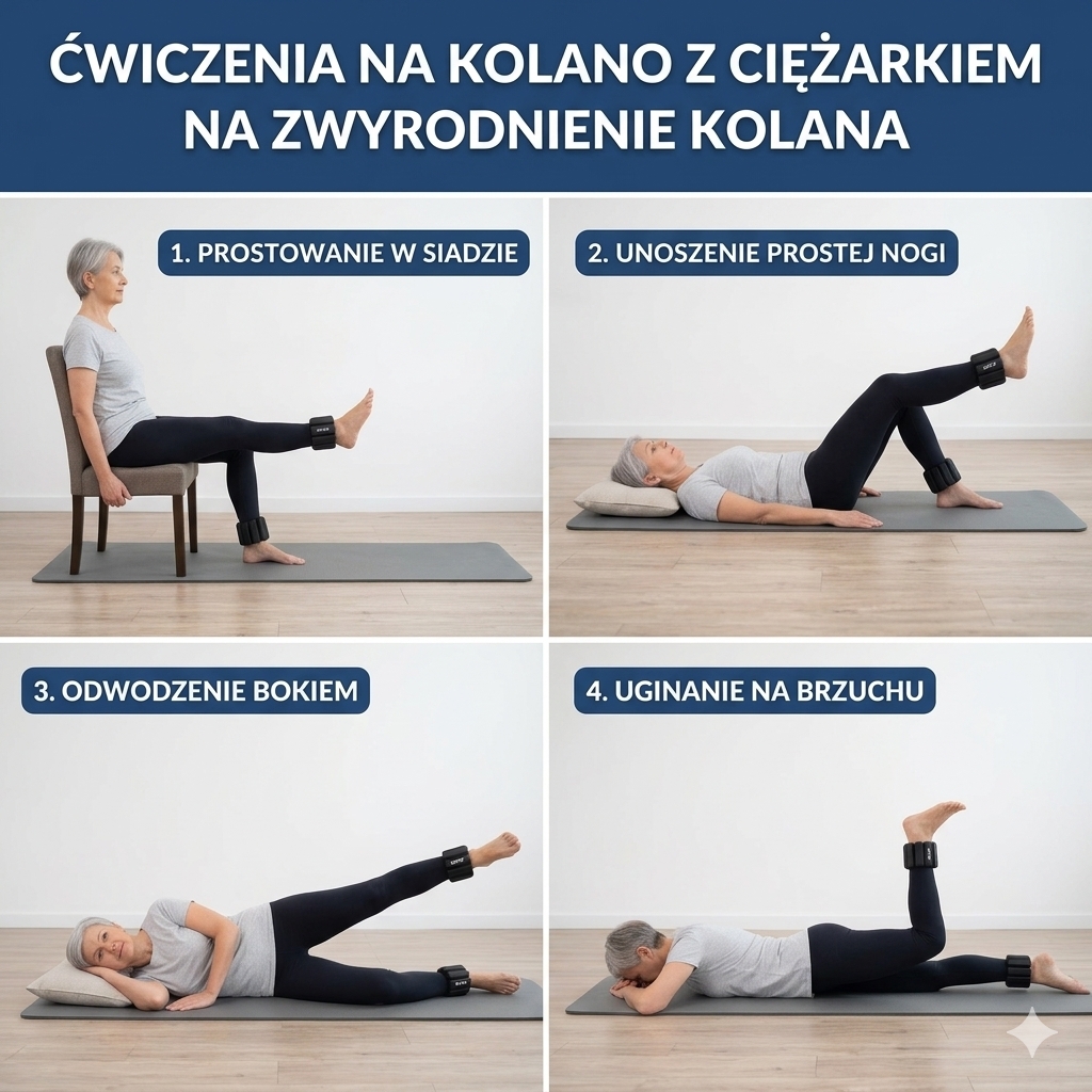 ćwiczenia z ciężarkiem choroba zwyrodnieniowa stawu kolanowego koksartroza